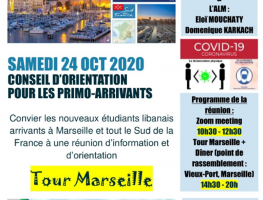 Zoomférence conseil d'orientation + Tour de Marseille - libanaisamarseille.com