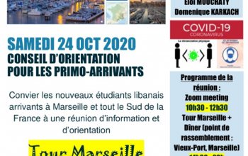 Zoomférence conseil d'orientation + Tour de Marseille - Association des Libanais à Marseille