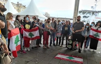 4 Août 1 an après l'explosion - Commémoration pour les victimes - Association des Libanais à Marseille
